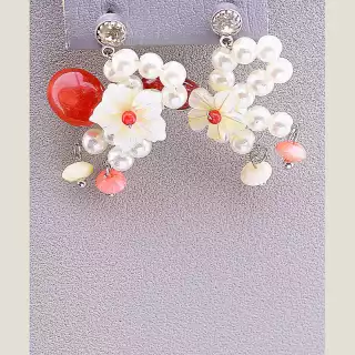 Сережки пусети Hand Made Майорка