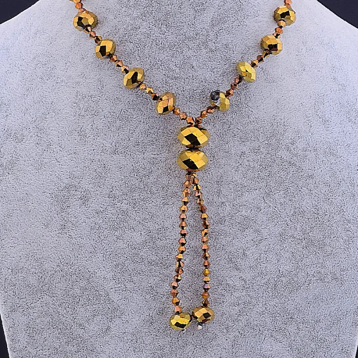 🏷️️ Намисто Чеський кришталь 70 см ss_86036