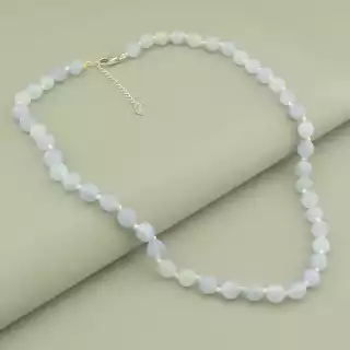 Намисто Аквамарин (cрібло 925 проба) 48 см.