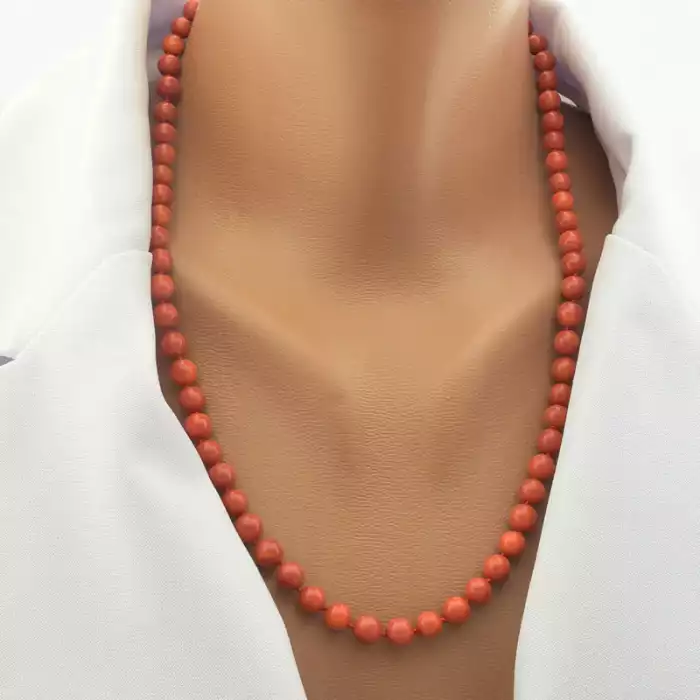 🏷️️ Намисто з коралів 55 см. ss_102140