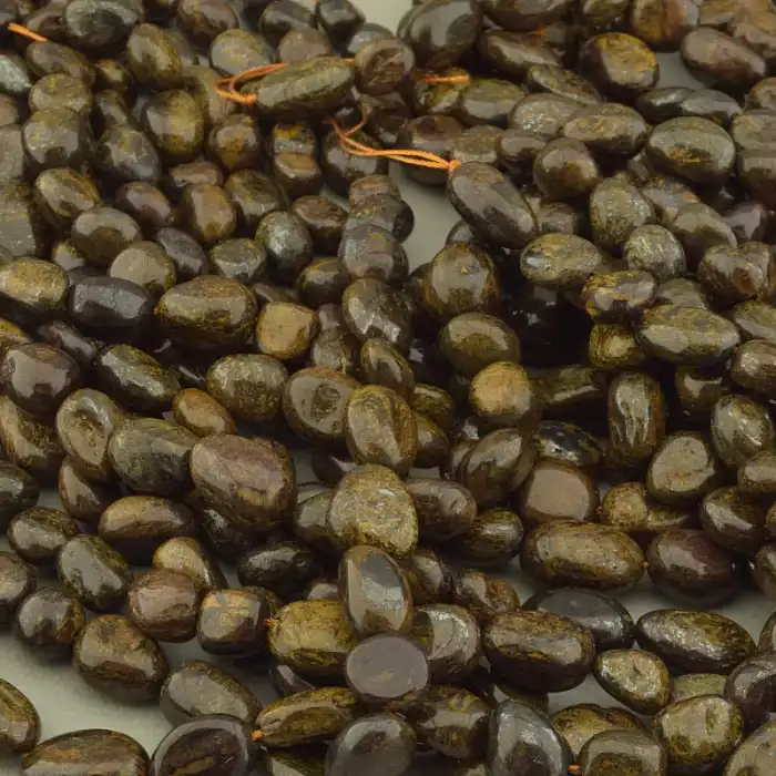 🏷️️ Нитка Бронзит 39 см. (без застібки) ss_102860