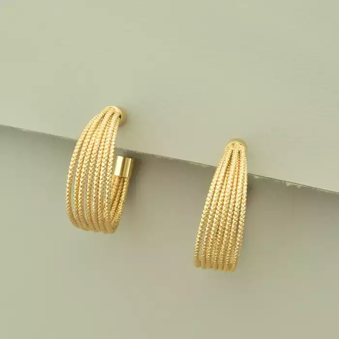 🏷️️ Сережки круглі пусети Xuping (позолота 18к) ss_103586