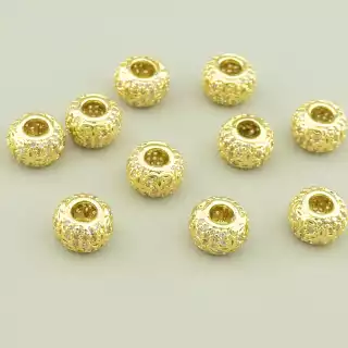 Вставка Фіаніт 8, 5х5мм.(позолота 18к (лимонна))