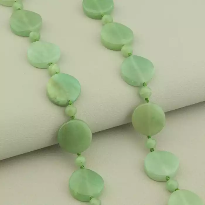 🏷️️ Намисто Нефрит 58 см ss_106161