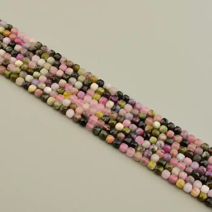 🏷️️ Намистини Турмалін 39 см (без застібки) F-106365