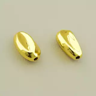 Вставка 18х9мм. (позолота 18к лимонна)