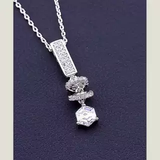 Підвіска Xuping 45 см (родій)