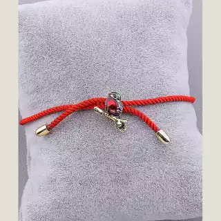 Браслет регульований Fashion емаль 16 см (позолота 18к)