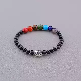 Браслет резинка Самоцвіти 18 см