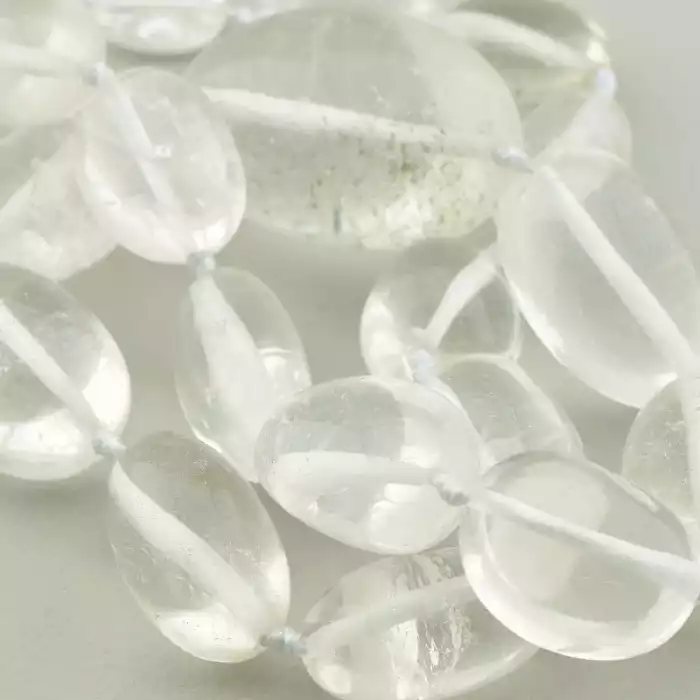 🏷️️ Намистини Гірський кришталь 44 см на нитці (натуральне каміння, без застібки) ss_76022