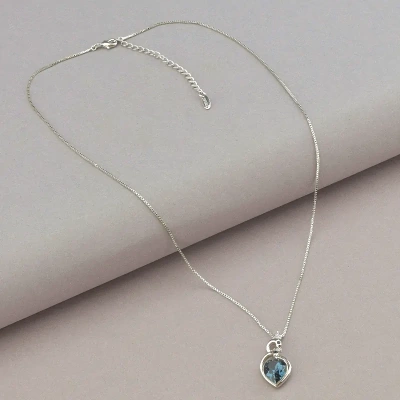 Підвіска Xuping Swarovski 40 см (родій)