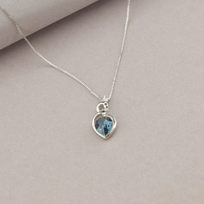 🏷️️ Підвіска Xuping Swarovski 40 см (родій) ss_76241