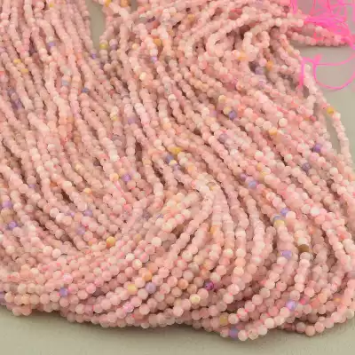 🏷️️ Намистини Самоцвіти 38 см. 3мм. на нитці (натуральне каміння, без застібки) F-101037