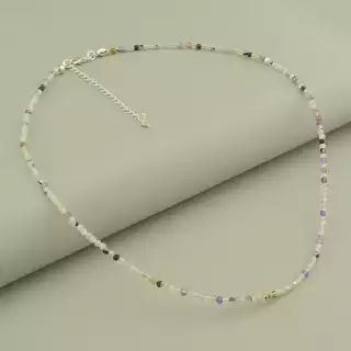 Підвіска Самоцвіти срібло (925 проба) 41 см.