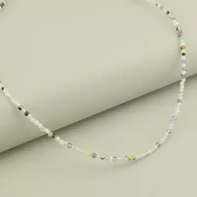 🏷️️ Підвіска Самоцвіти срібло (925 проба) 41 см. F-101741