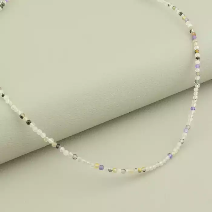 🏷️️ Підвіска Самоцвіти срібло (925 проба) 41 см. ss_101741