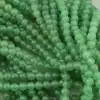 🏷️️ Намистини Нефрит 39 см 6 мм в формі кульки (натуральне каміння, без застібки) F-77559