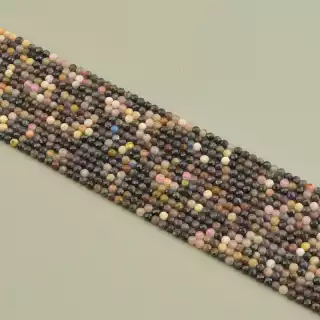 Намистини Самоцвіти 39 см. 3 мм. на нитці (натуральне каміння, без застібки)