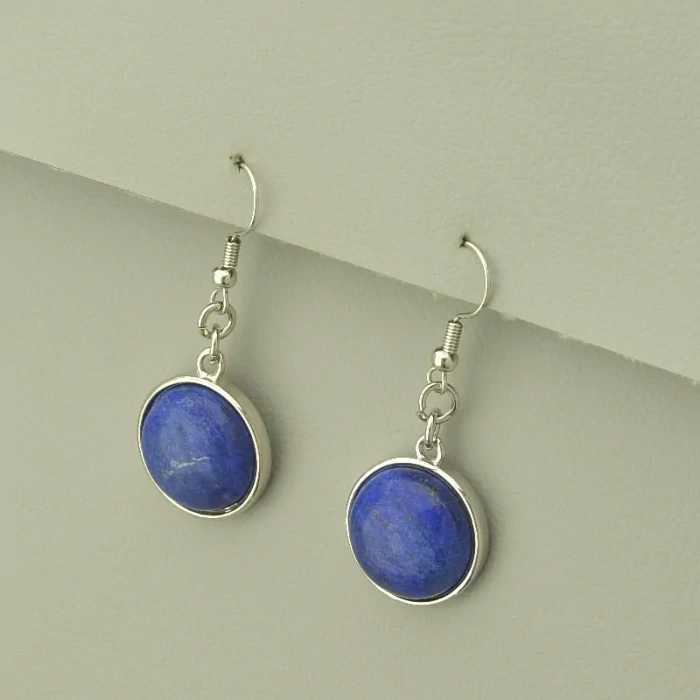 Сережки Лазуріт 43х18 ss_103381 ss_103381