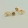 🏷️️ Сережки кільця Xuping Фіаніт (позолота 18к) F-96609