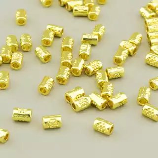 Вставка (5х3,5 мм, позолота 18к, діаметр 1 мм)