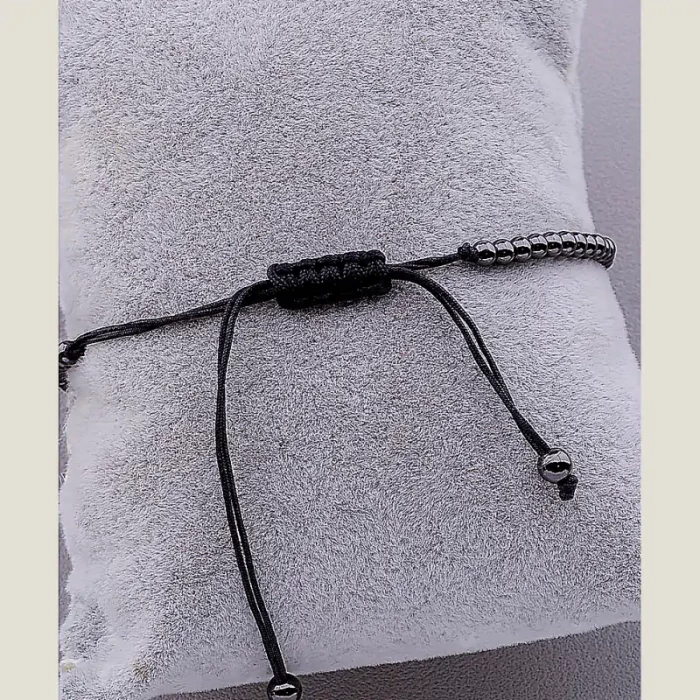 🏷️️ Браслет регульований Фіаніт 17 см хром ss_70533