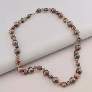 Намисто Биче око, Чеський кришталь 55 см.