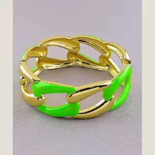 Браслет емаль 18 см (позолота 18к)