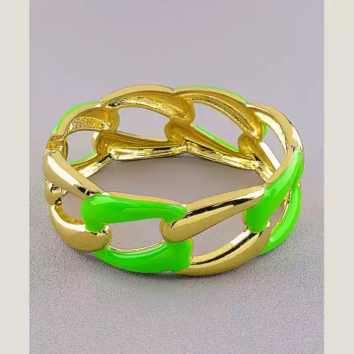 🏷️️ Браслет емаль 18 см (позолота 18к) ss_10757