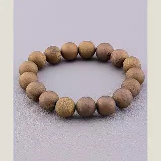 Браслет резинка Агат 17 см