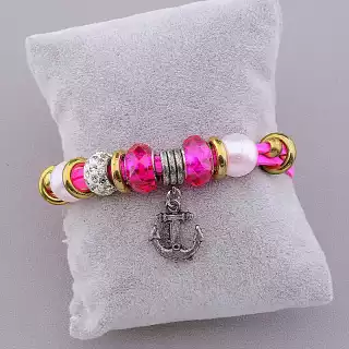 Браслет Сrystal 17 см екошкіра