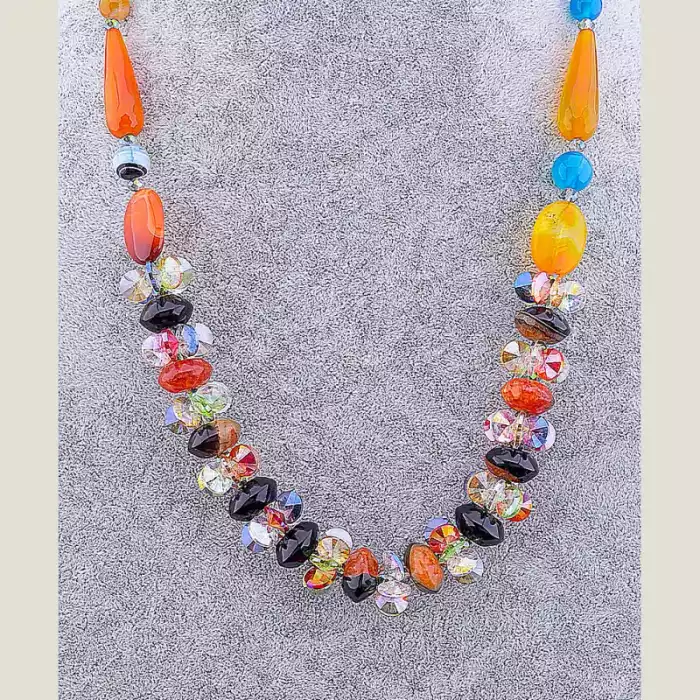 🏷️️ Намисто Агат 70 см ss_11853