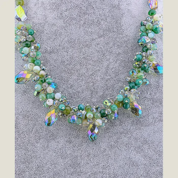 🏷️️ Намисто Агат 49 см ss_36692