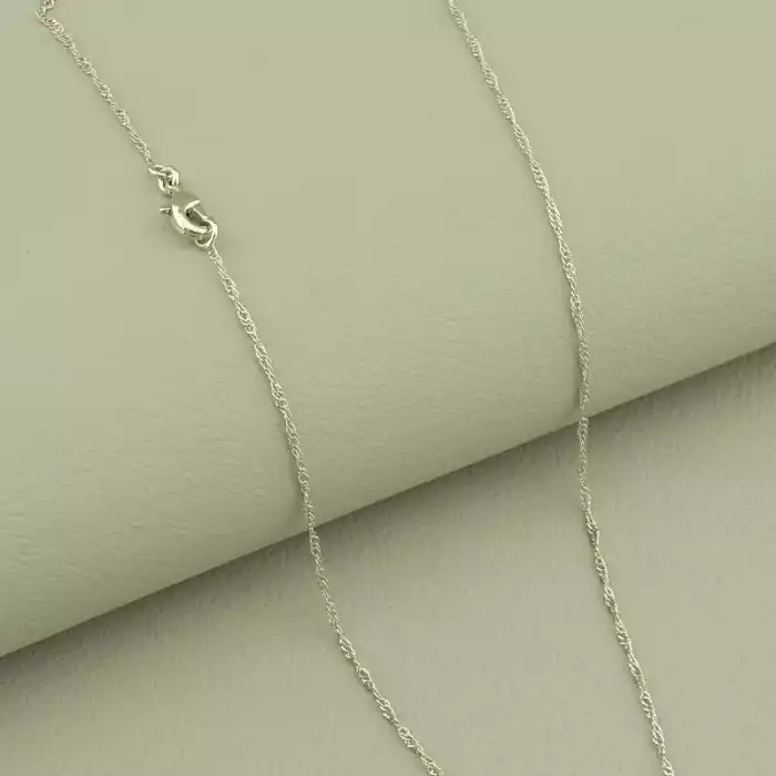 🏷️️ Ланцюг Xuping 35 см. (родій, застібка карабін) ss_99880