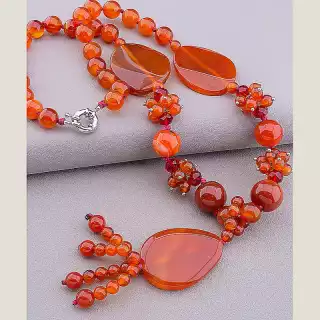 Намисто Сердолік 57 см