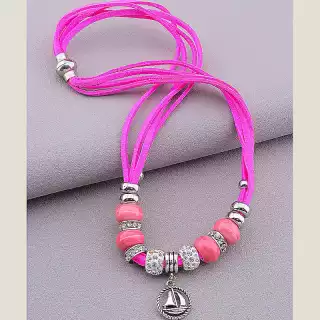 Підвіска на магніті Сrystal 42 см (шкірозамінник)