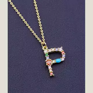 Підвіска літера Р Xuping (позолота 18к)