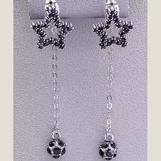 Сережки пусети FJ Сrystal