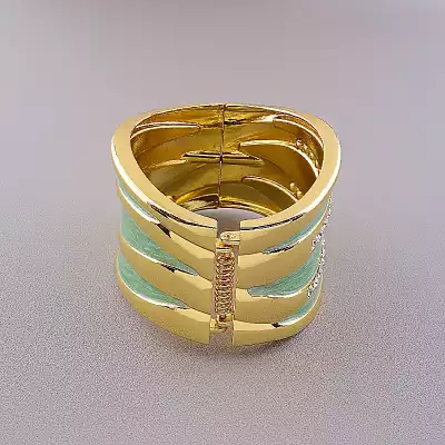 🏷️️ Браслет емаль 18 см (позолота 18к) F-85475