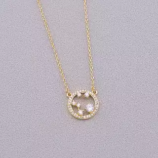 Підвіска Xuping Фіаніт 43 см (позолота 18к)