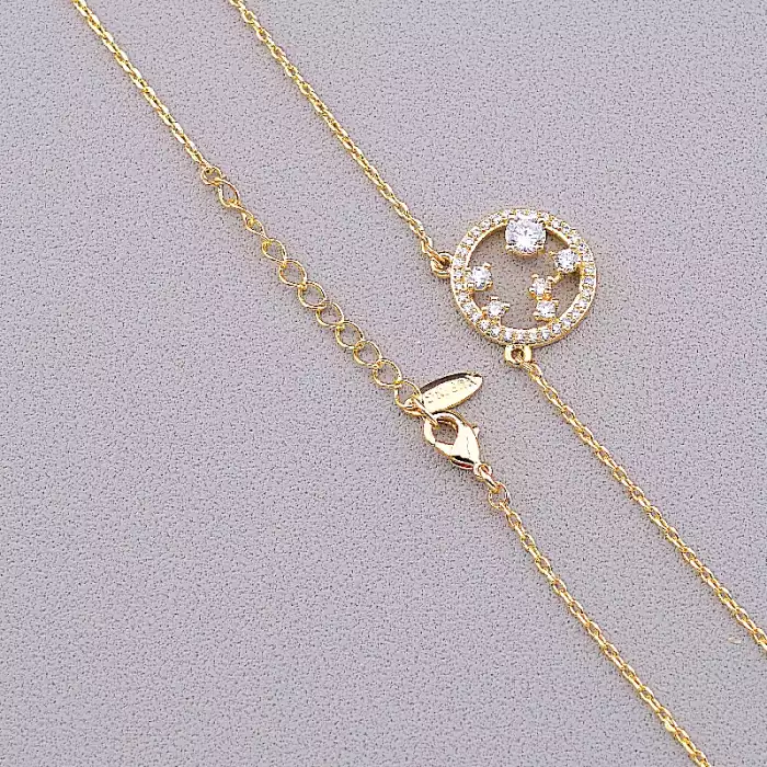 🏷️️ Підвіска Xuping Фіаніт 43 см (позолота 18к) ss_86161