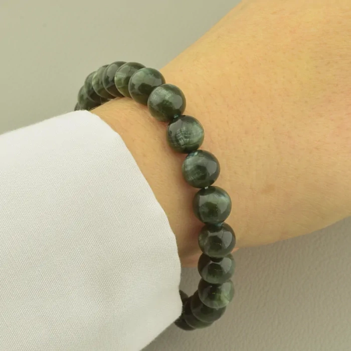 🏷️️ Браслет резинка Серафініт 19 см. ss_102442