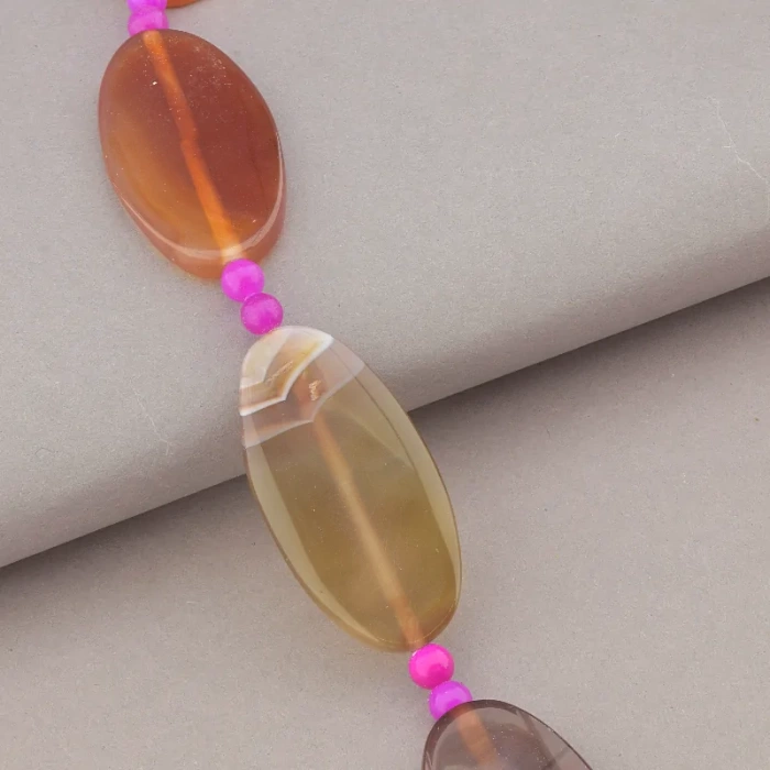 🏷️️ Намисто Агат 58 см. ss_87240