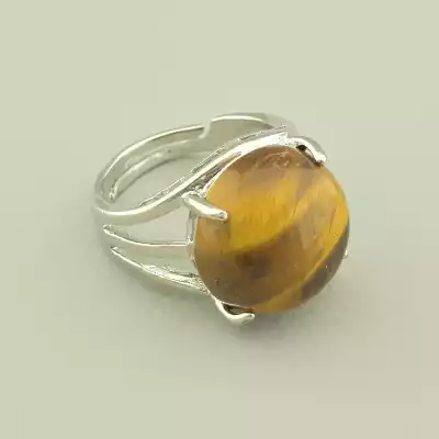 🏷️️ Перстень роз'ємний Тигрове око F-102544