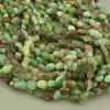 🏷️️ Намистини Хризопраз 40 см. на нитці (натуральне каміння, без застібки) F-104129