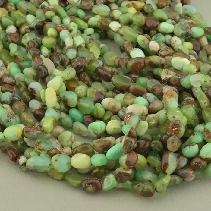 🏷️️ Нитка Хризопраз 40 см. (без застібки) ss_104129