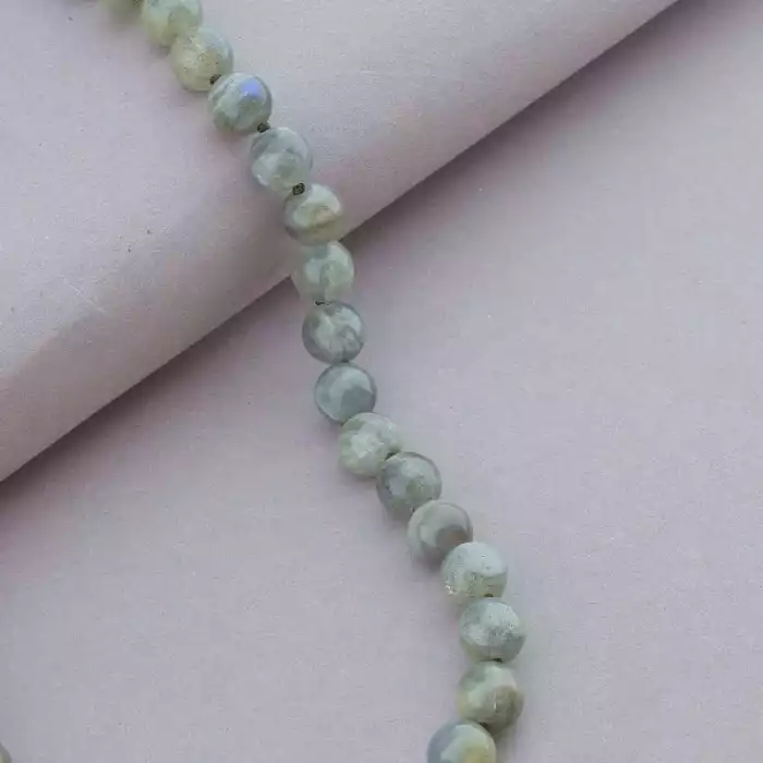 🏷️️ Намисто Лабрадор срібло (925 проба) 44 см. ss_89528