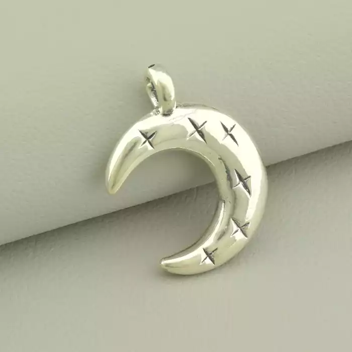 🏷️️ Кулон місяць срібло (925 проба) 35x25 мм. ss_97162