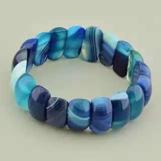 Браслет на резинці Агат 19 см