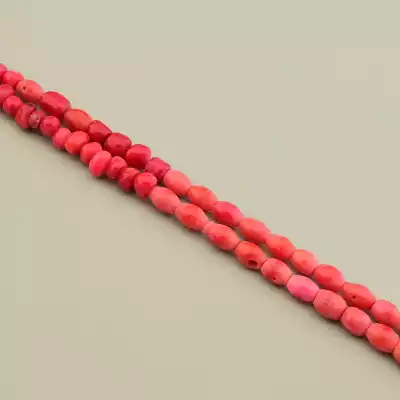 Намистини Корал 18 см 4 мм. (без застібки)